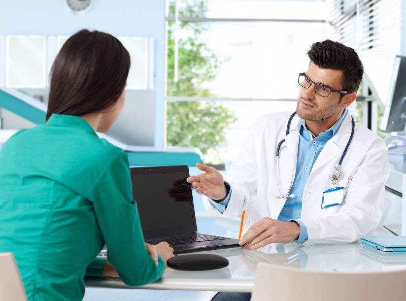 Physician consultation image